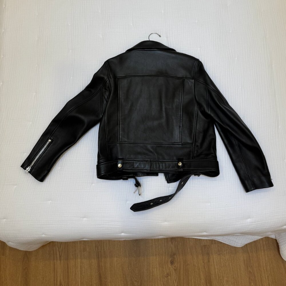 ACNE Leather Jacket size 42 Excellent Condition
